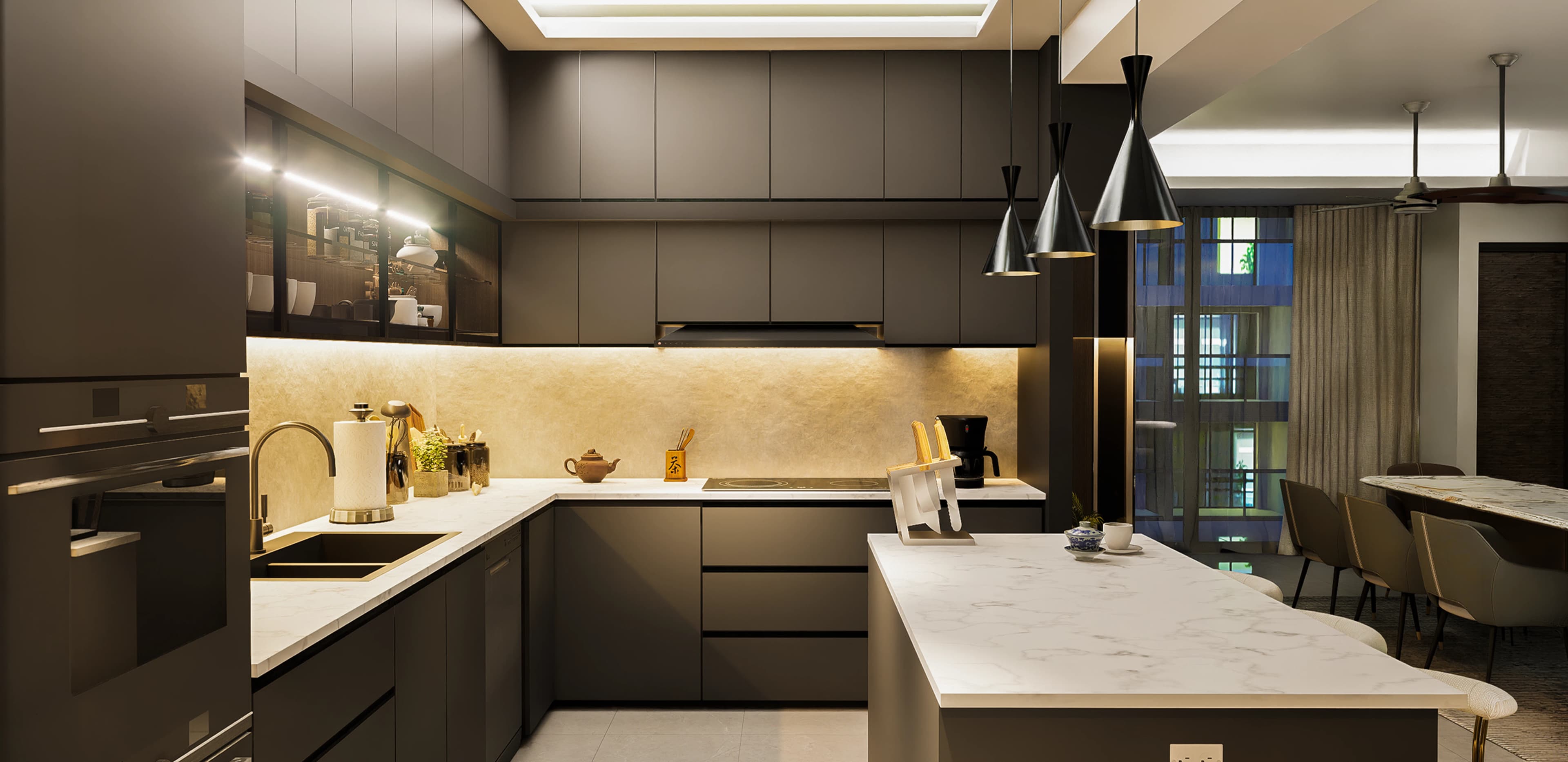 Residential design ideal for Material Contrast