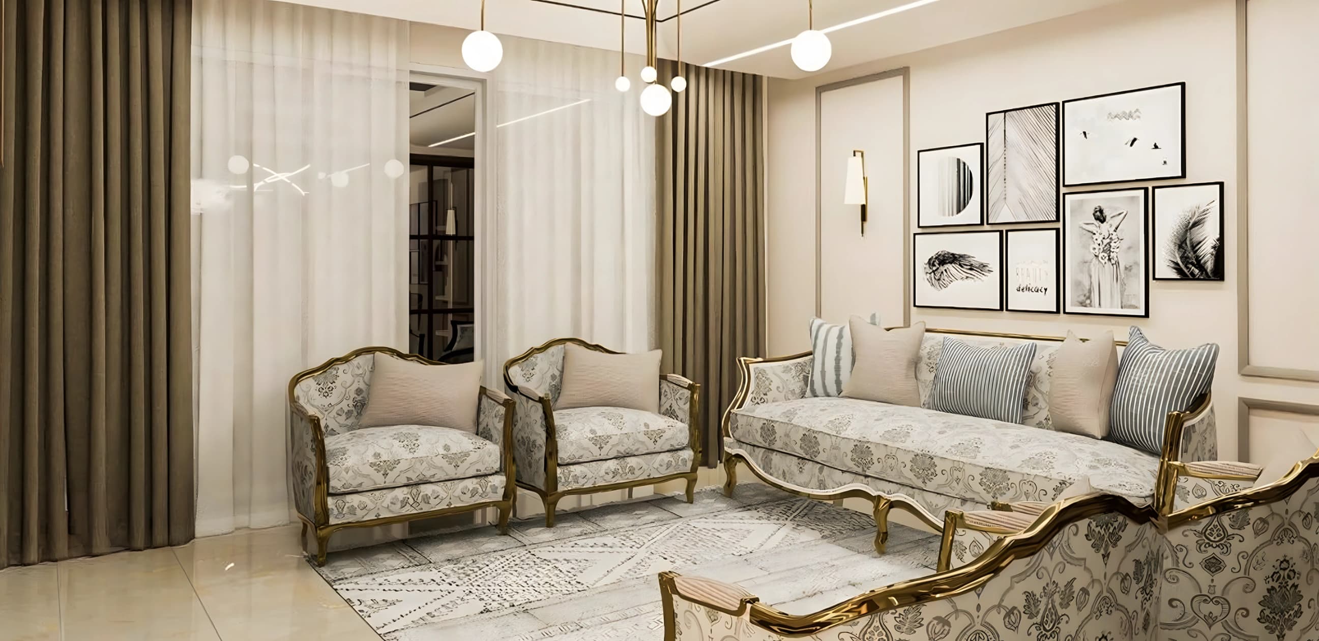 Residential design ideal for Luxury Material Palette